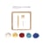 Kit Cadre tissage bois, FSC 100%, carrée, 23x23cm,largeur tissage 18cm, boîte 1kit