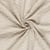 Tissu Popeline de Coton  Brodé petites fleurs rayures Blanc sur fond Beige