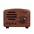 Mini Enceinte Bluetooth Rétro Portable Radio Support Carte TF Bois 6H Autonomie YONIS