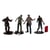 The Walking Dead - Pack 4 figurines Walkers 13 cm - McFarlane Toys