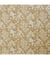 Tissu coton Bio feuillage blanc de 135 cm de largeur Or vendu par 50 cm