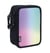 Plumier à 3 compartiments avec contenu Sunset, noir