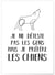 Affiche 'Je préfère les chiens...' | A3 : 29,7x42cm
