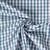 Tissu Rayures Laury Petits carreaux 5 mm Bleu canard