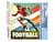 Peinture par Numéro Figured'Art - Affiche sportive Football - Kit de Loisir Créatif DIY Numéro d'Art Complet - 40x50cm sans châssis en bois