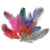 Graine Créative - Plumes pintades colorées 12,5cm