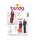 Patron Burda 6988 Robe taille n°FR 34-46