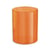 Pot à crayons - Orange - Plastique semi-transparent - 6,8cm diamètre - Bureau - Wonday