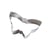 Nonnette Papillon - inox - 120 x 150 x 30 mm