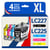 Pack 4 cartouche compatible BROTHER LC227XL LC225XL - 123CONSOMMABLES
