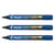 Lot de 3 marqueurs permanents - PILOT - Pointe biseau large - Bleu - SCA 400