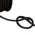 Bobine 25m cordon tresse métallisé noir/or 6mm