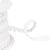 Bobine 25m élastique à pompons blanc 13mm