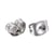 30 Fermoirs boucles d'oreilles argentés ACIER INOXYDABLE 304 forme Papillon - Poussoirs embouts