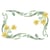 LUC - Napperon Rectangulaire 30x40 cm 100% Coton Blanc Bordé Dentelle