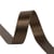 Bobine 25m ruban satin double face Marron Foncé fabriqué en France