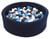 Piscine à balles Aire de jeu + 300 balles bleu marine noir,blanc,bleu,gris - Velinda
