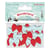 20 mini noeux en tissu pour scrapbooking et couture WONDERLAND 17