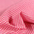 Tissu Rayures Mini carreaux 3 mm Rouge
