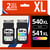PG540 / CL541 XL - Pack 2 cartouches Canon 540/541 compatibles Pixma MG3650 MG3550 - 123CONSOMMABLES