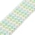 Fil de 50 perles rondes en verre nacré 8 mm fabrication bijoux D