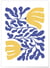 Affiche Abstract Flowers 2 | A3 : 29,7x42cm