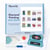 Figured’Art Mini Série Diamond Painting - Coffret Premium 12 toiles de 15x18cm Vintage - Broderie Diamant avec Strass Carrés - Kit Complet