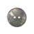 Bouton en nacre rond gris foncé