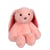 Peluche - Peluche Lapin Trendy Bunny Rose Poudré - 28 cm