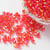 200 PERLES TOUPIES bicone a facettes Rouge avec reflets AB 6 mm Acrylique - creation bijoux