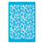 Pochoir plastique souple réutilisable 18,5 x 14,5 cm Fabrika Decoru FLEUR ROSE 293