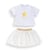 Ensemble Jupe & T Shirt Ivoire et Or pour poupée ma Corolle