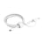 Belkin Câble 2-en-1 USB-C et Lightning PD 30W 1,5m Charge Rapide Blanc