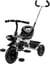 Tricycle Évolutif HyperMotion, Tricycle Bébé de 1 à 5 ans - Poussoir Réglable, Démontable Couplé avec Guidon, Ceinture Sécurité, Roues Pompées Larges