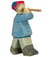Figurine Crèche de Noël - Berger avec flûte 2 - Holztiger