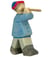 Figurine Crèche de Noël - Berger avec flûte 2 - Holztiger