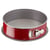 Moule à charnière en acier Ø 25 cm - Rouge et gris