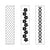 3 MATRICES D'EMBOSSAGE ANNIVERSAIRE - 3X15 CM