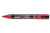Lot de 12 marqueurs peinture permanents pointe conique moyenne 1,8 - 2,5 mm - POSCA - Rouge