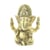 Statuette Ganesh assis en Laiton doré mat 9.2 cm - Omsaé