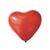 Graine Créative - Ballons de baudruche gonflables Rouge Coeur (x10)