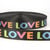 Film 21,5m sangle tissée "Love" 25mm Noir /multicolo