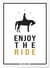 Affiche 'Enjoy the ride' | A3 : 29,7x42cm