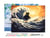 Peinture par Numéro Figured'Art avec Cadre - La Grande Vague du Chat Noir - Kit de Loisir Créatif DIY Numéro d'Art Complet - 40x50cm toile tendue sur châssis