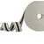 Bobine 20m sangle rayures tricolore noir gris blanc 38mm