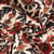 Tissu Coton Matelassé réversible Block print Indien Delhi sur fond Beige