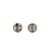 Lot de 6 boutons métal ancre argent