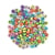 MégaCréa DIY - Perles rondes alphabet 0,7 cm Assortiment Pastel 40g