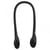 Lot de 2 anses de sac modernes 60 cm noir