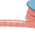 Bobine 25m dentelle éventail 19mm saumon